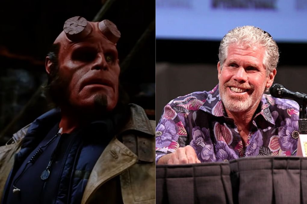 Actors played Unrecognized roles in movies hellboy